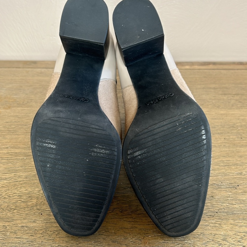 Calvin Klein Women’s Booties. Size 10. Cream/ Black Color. - Picture 7 of 13